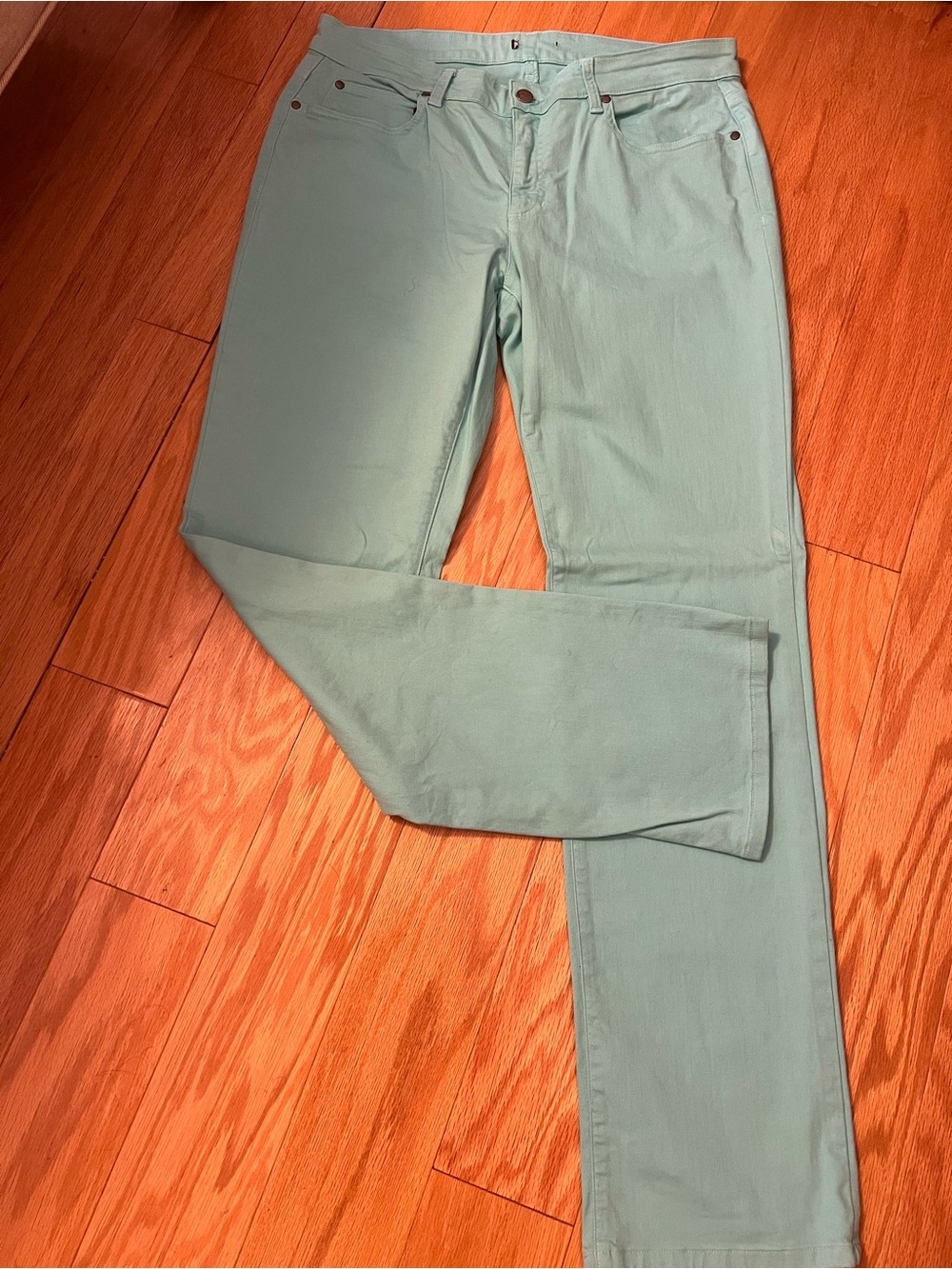 Eileen Fisher Slim Jeans - Seafoam/Blue 12